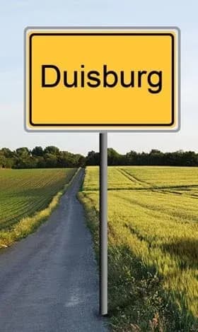 Ortsschild Duisburg